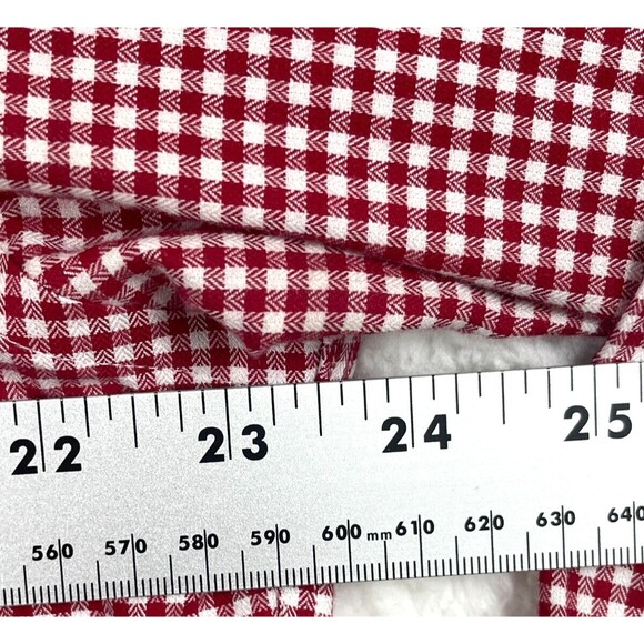 Vtg Brooks Brothers Chevron Check Dress Shirt Mens Large Red/White Long Sleeve - Picture 4 of 10